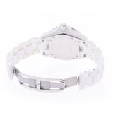 CHANEL Chanel J12 33mm H0968 Boys White Ceramic/SS Watch Quartz White Dial A Rank Used Ginzo