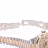 ROLEX Rolex Datejust 10P diamond 69179GBIC Ladies YG/WG/SS Watch Automatic Wrapping Champagne Dial A Rank used Ginzo