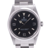 ROLEX Rolex Explorer 1 Tritium 14270 Men's SS Watch Automatic Black Dial A Rank Used Ginzo