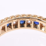 Christian DIOR Christian Dior No. 20 Ladies K18YG/Sapphire/Diamond Ring/Ring A Rank Used Ginzo