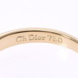 Christian Dior Christian Dior Heart Motif No. 8 Ladies K18YG/Diamond Ring/Ring A Rank Used Ginzo