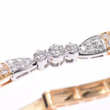 【サマーセレクション 30万以上】POLA【ポーラ】 ダイヤ2.21ct コンビモデル ブレスレット/PT900/K18YG ユニセックス