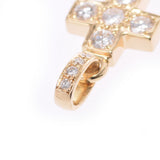 Ponte Vecchio Ponte Vequio Cross Diamond 0.55CT女士K18YG吊坠顶部A级使用Ginzo