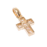 Ponte Vecchio Ponte Vequio Cross Diamond 0.55CT女士K18YG吊坠顶部A级使用Ginzo