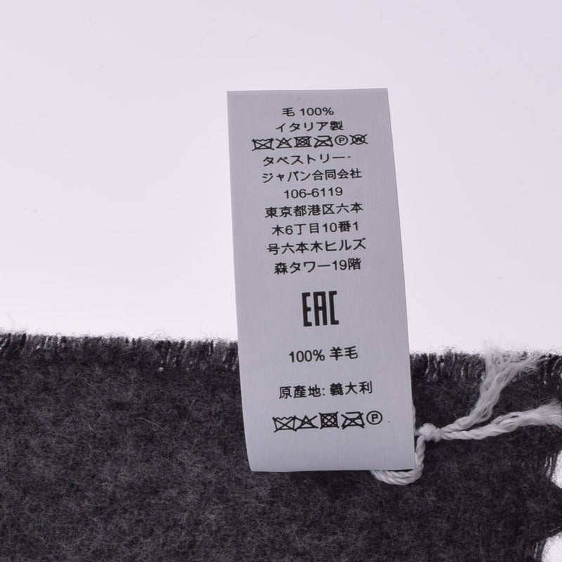 教练马车图案超大尺寸大型出口黑色4622男女通用羊毛100％消声器未使用的Ginzo