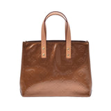 LOUIS VUITTON Louis Vuitton Verni Lead PM Bronze M91146 Ladies Monogram Verni Handbag A Rank used Ginzo