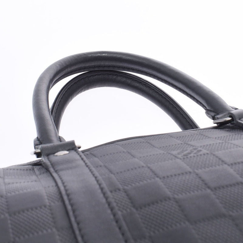 LOUIS VUITTON Louis Vuitton Damier Anfini Voyage PDV Onyx N41146 Men's Leather Business Bag B Rank used Ginzo