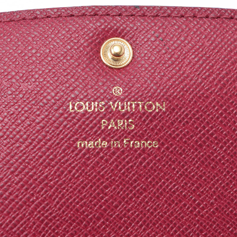 LOUIS VUITTON ルイヴィトン モノグラム ポルトフォイユ エミリー フューシャ M60697 ユニセックス モノグラムキャンバス 長財布 新同 中古 銀蔵