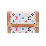 LOUIS VUITTON Louis Vuitton Multicolor Porto Monkey Plastic Bron M92657 Ladies Monogram Multicolor Coin Case AB Rank Used Ginzo