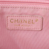 CHANEL Chanel Executive Tote 2WAY Pink Gold Bracket Ladies Soft Caviar Skin Tote Bag AB Rank Used Ginzo