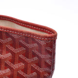 GOYARD ゴヤール サンルイ PM 赤 ユニセックス PVC/レザー トートバッグ Bランク 中古 銀蔵