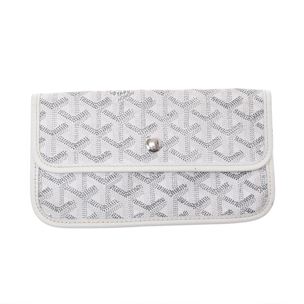 ゴヤールサンルイ PM 白 ユニセックス トートバッグ GOYARD 中古 ゴヤールサンルイ PM 白 ユニセックス トートバッグ GOYARD 中古