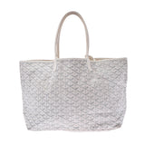 GOYARD ゴヤール サンルイ PM 白 ユニセックス PVC トートバッグ Bランク 中古 銀蔵