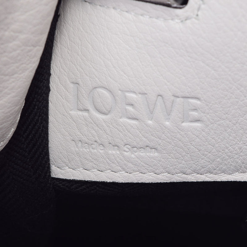 Loewe Loewe Hammock小白色女士小牛2way袋A等级使用Ginzo