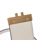 GUCCI Gucci Pad Rock Beige/Ivory 498156 Ladies PVC Calf Shoulder Bag A Rank used Ginzo