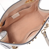 GUCCI Gucci Pad Rock Beige/Ivory 498156 Ladies PVC Calf Shoulder Bag A Rank used Ginzo