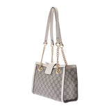 GUCCI Gucci Pad Rock Beige/Ivory 498156 Ladies PVC Calf Shoulder Bag A Rank used Ginzo