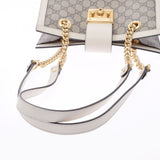 GUCCI Gucci Pad Rock Beige/Ivory 498156 Ladies PVC Calf Shoulder Bag A Rank used Ginzo