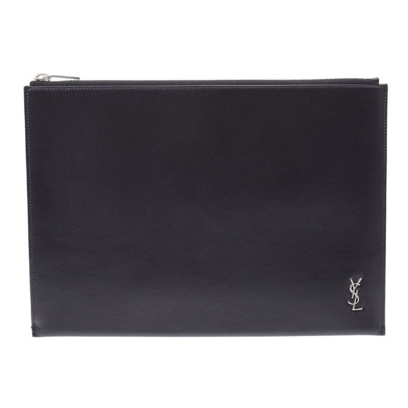 SAINT LAURENT Saint Laurent Clutch Bag Black 607779 Unisex Curf Clutch Bag