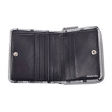 BALENCIAGA BALENCIAGA紧凑式ZIP银551933男女calf bi -fold Wallet Ab rank rank二手ginzo