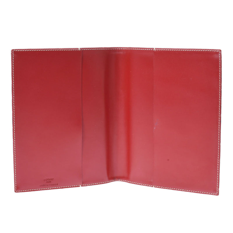 ゴヤールノートカバー ブックカバー 赤 ユニセックス PVC 手帳カバー 