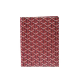 GOYARD ゴヤール ノートカバー ブックカバー 赤 ユニセックス PVC 手帳カバー ABランク 中古 銀蔵