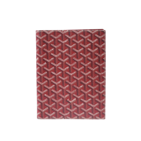 GOYARD Goyal Notes Cover Book Cover Red Unisex PVC Notebook Cover AB Rank Used Ginzo