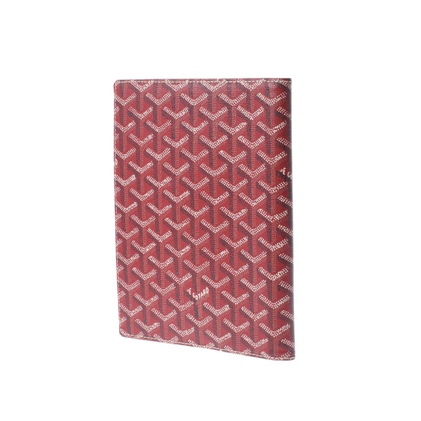 GOYARD Goyal Notes Cover Book Cover Red Unisex PVC Notebook Cover AB Rank Used Ginzo