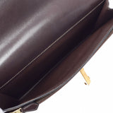 爱马仕爱马仕（Hermes Hermes）Pochette Jet Kouge Gold Bracket□L雕刻（2008年左右）MUNISEX BOX CURF Curf Curf Curf Curf Bag B等级使用Ginzo