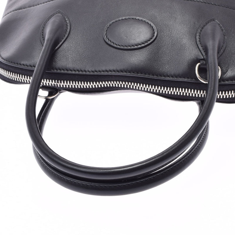 HERMES Hermes Boled 27 2WAY Bag Black Silver Bracket □ M -engraved (around 2009) Ladies Voice Wift Handbag AB Rank Used Ginzo