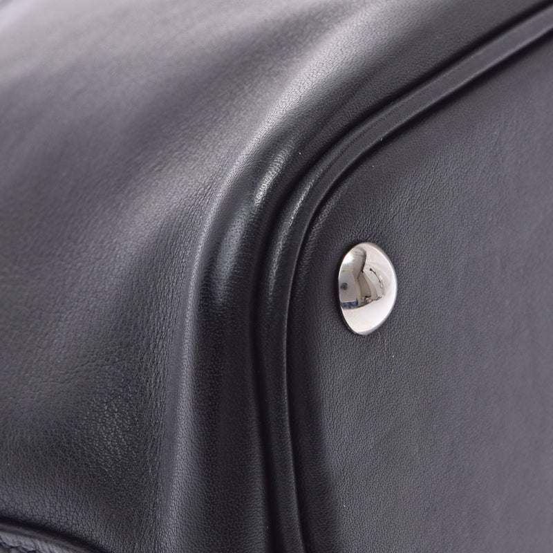 HERMES Hermes Boled 27 2WAY Bag Black Silver Bracket □ M -engraved (around 2009) Ladies Voice Wift Handbag AB Rank Used Ginzo
