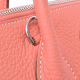 爱马仕爱马仕无聊的37个缝隙银支架□Q -graved（2013年左右）女士Toryon Lemance手提包A级使用Ginzo