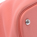 爱马仕爱马仕无聊的37个缝隙银支架□Q -graved（2013年左右）女士Toryon Lemance手提包A级使用Ginzo