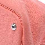 爱马仕爱马仕无聊的37个缝隙银支架□Q -graved（2013年左右）女士Toryon Lemance手提包A级使用Ginzo