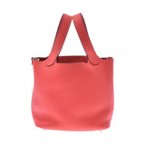 HERMES エルメス ピコタンロック PM  ローズジャイプール（ピンク系） シルバー金具 C刻印(2018年頃) レディース トリヨンクレマンス ハンドバッグ Aランク 中古 銀蔵