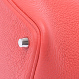 HERMES エルメス ピコタンロック PM  ローズジャイプール（ピンク系） シルバー金具 C刻印(2018年頃) レディース トリヨンクレマンス ハンドバッグ Aランク 中古 銀蔵