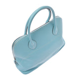 HERMES エルメス ボリード リラックス 35 ブルーアトール シルバー金具 T刻印(2015年頃) レディース エプソンスープル ハンドバッグ Aランク 中古 銀蔵