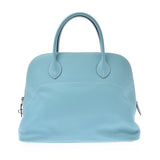 HERMES エルメス ボリード リラックス 35 ブルーアトール シルバー金具 T刻印(2015年頃) レディース エプソンスープル ハンドバッグ Aランク 中古 銀蔵