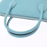 HERMES エルメス ボリード リラックス 35 ブルーアトール シルバー金具 T刻印(2015年頃) レディース エプソンスープル ハンドバッグ Aランク 中古 銀蔵