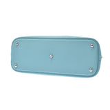 HERMES エルメス ボリード リラックス 35 ブルーアトール シルバー金具 T刻印(2015年頃) レディース エプソンスープル ハンドバッグ Aランク 中古 銀蔵