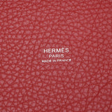 HERMES Hermes Picotan Lock MM Rouge Glass (Red) Silver Bracket □ R -engraved (around 2014) Ladies Toryon Lemance Handbag New Used Ginzo