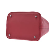 HERMES Hermes Picotan Lock MM Rouge Glass (Red) Silver Bracket □ R -engraved (around 2014) Ladies Toryon Lemance Handbag New Used Ginzo