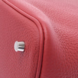 HERMES Hermes Picotan Lock MM Rouge Glass (Red) Silver Bracket □ R -engraved (around 2014) Ladies Toryon Lemance Handbag New Used Ginzo