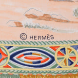 HERMES エルメス カレ90 民族柄 黒 レディース シルク100％ スカーフ ABランク 中古 銀蔵