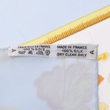 HERMES Hermes Care 90 Light Blue Ladies Silk 100 % Scarf AB Rank used Ginzo