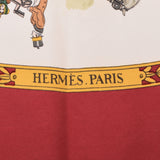 HERMES Hermes Care 90 walk to Longchamp Rons Silk 100 % Scarf A Rank used Ginzo