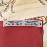 HERMES Hermes Care 90 walk to Longchamp Rons Silk 100 % Scarf A Rank used Ginzo
