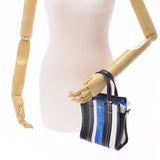 BALENCIAGA Balenciaga Bazaar Shopper XXS Outlet Black/White/Blue 513988 Ladies Curf Handbag A Rank Used Ginzo