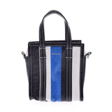 BALENCIAGA Balenciaga Bazaar Shopper XXS Outlet Black/White/Blue 513988 Ladies Curf Handbag A Rank Used Ginzo