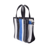 BALENCIAGA Balenciaga Bazaar Shopper XXS Outlet Black/White/Blue 513988 Ladies Curf Handbag A Rank Used Ginzo